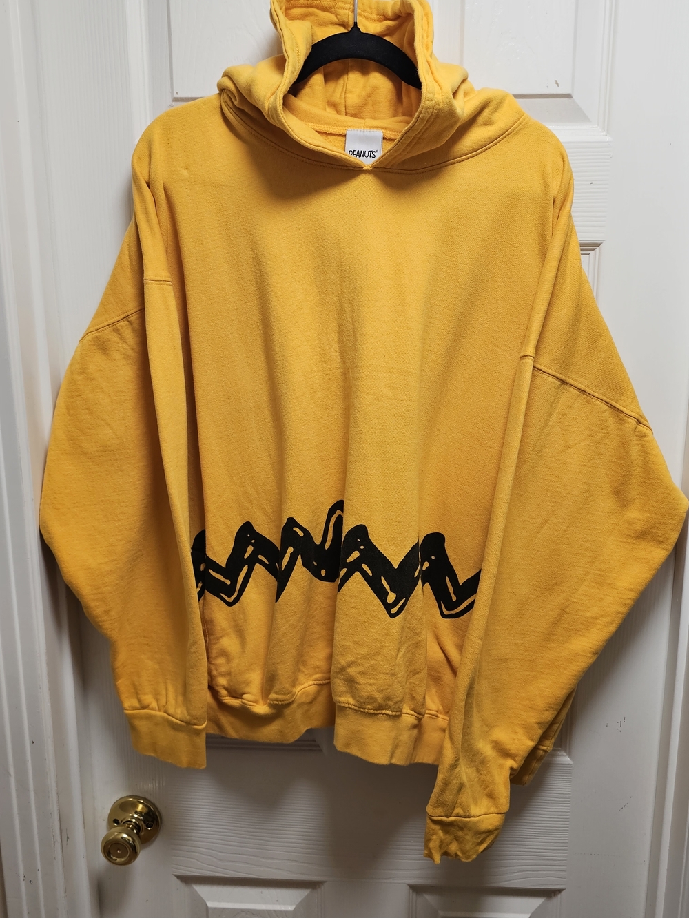 Peanuts Charlie Brown Skateboard Cartoon Character Hoodie Sweatshirt Size 3xl